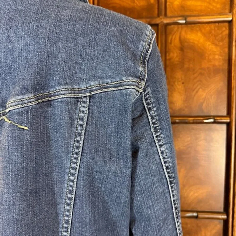 Riders by Lee Indigo Stretch Denim Jacket - Picture 9 of 14